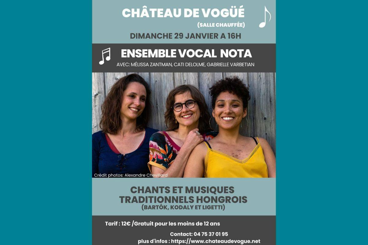 ensemble vocal nota